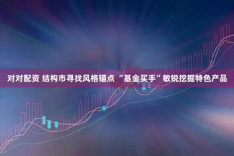 对对配资 结构市寻找风格锚点 “基金买手”敏锐挖掘特色产品