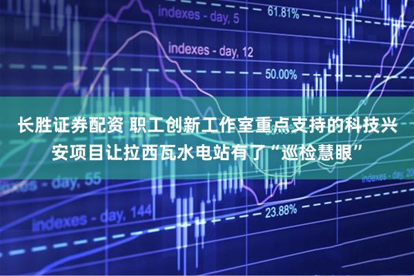 长胜证券配资 职工创新工作室重点支持的科技兴安项目让拉西瓦水电站有了“巡检慧眼”
