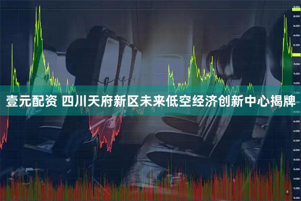 壹元配资 四川天府新区未来低空经济创新中心揭牌