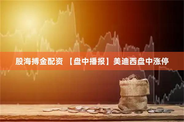 股海搏金配资 【盘中播报】美迪西盘中涨停